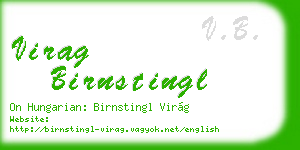 virag birnstingl business card